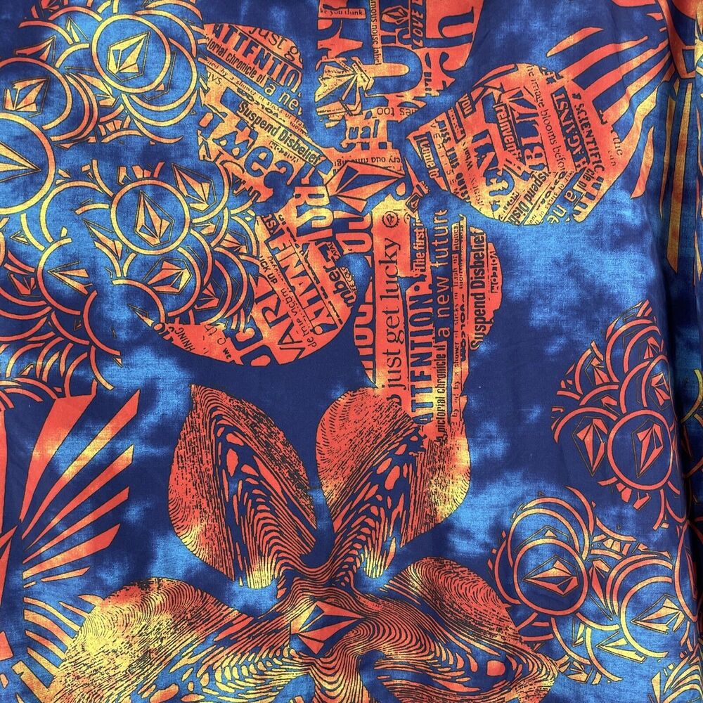 Volcom Forwarder Jacket Medium Blue All Over Prin… - image 7